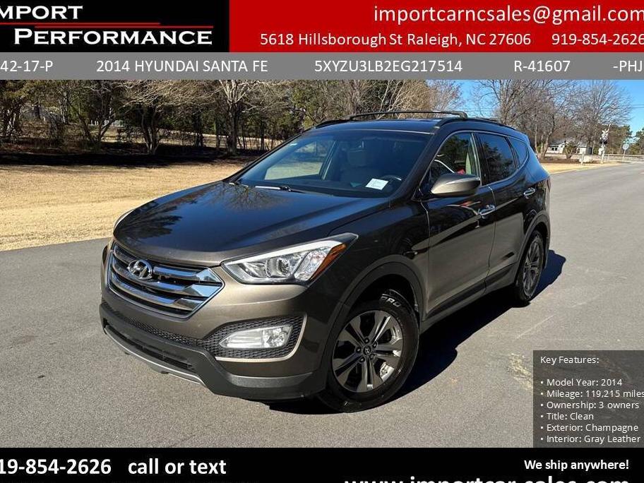 HYUNDAI SANTA FE 2014 5XYZU3LB2EG217514 image